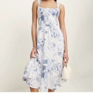 Reformation Bucatini Linen Dress